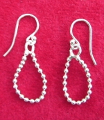 Chain loop earrings